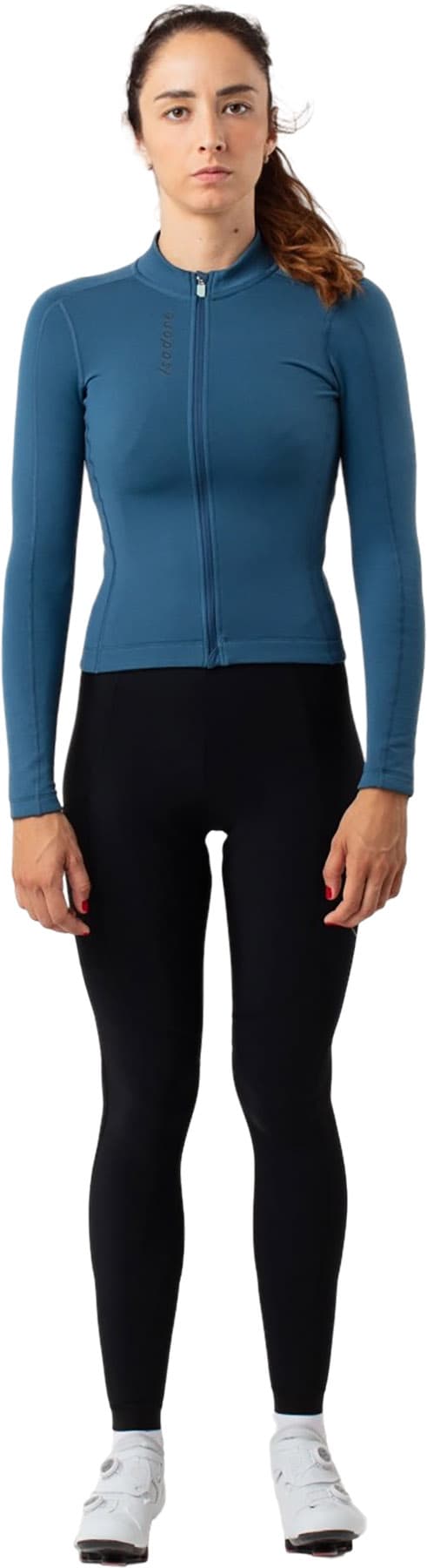 Product gallery image number 2 for product Signature Merino Tech Long Sleeve Cycling Jersey - Women's