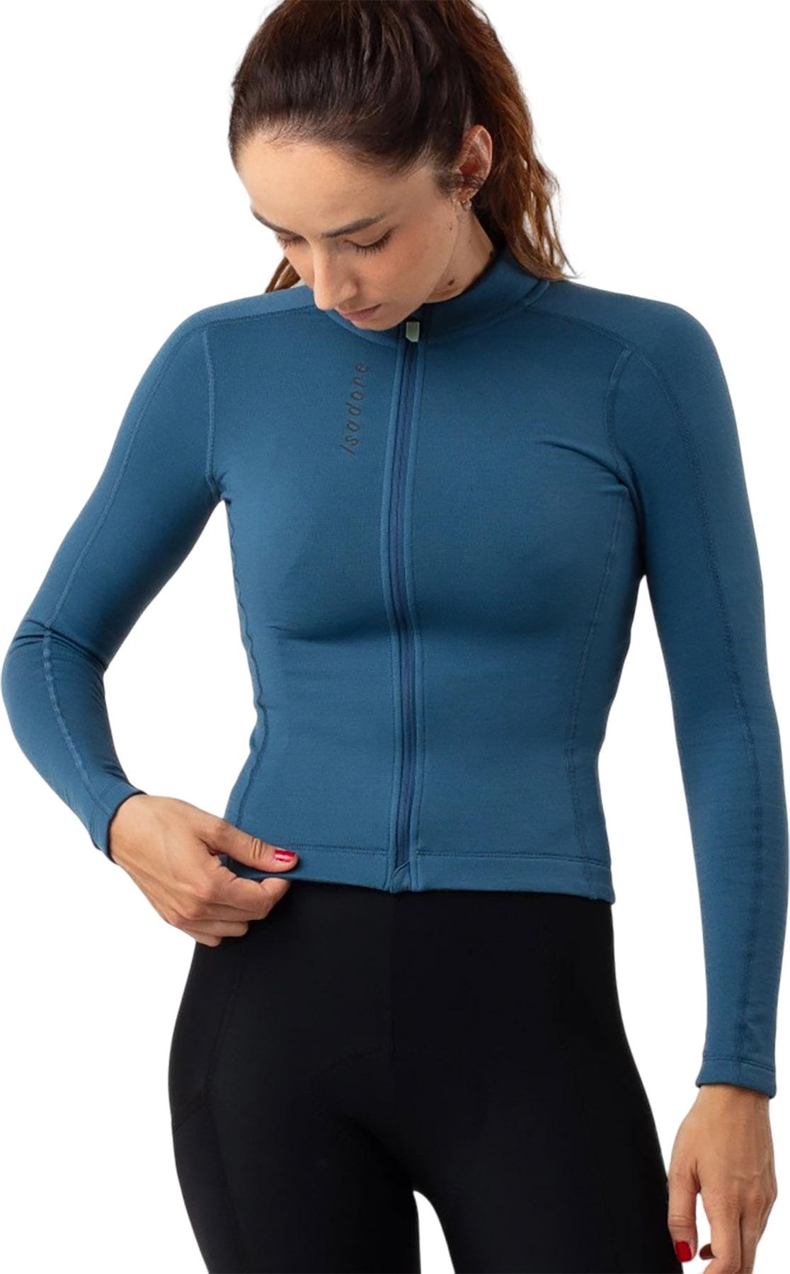 Product gallery image number 3 for product Signature Merino Tech Long Sleeve Cycling Jersey - Women's