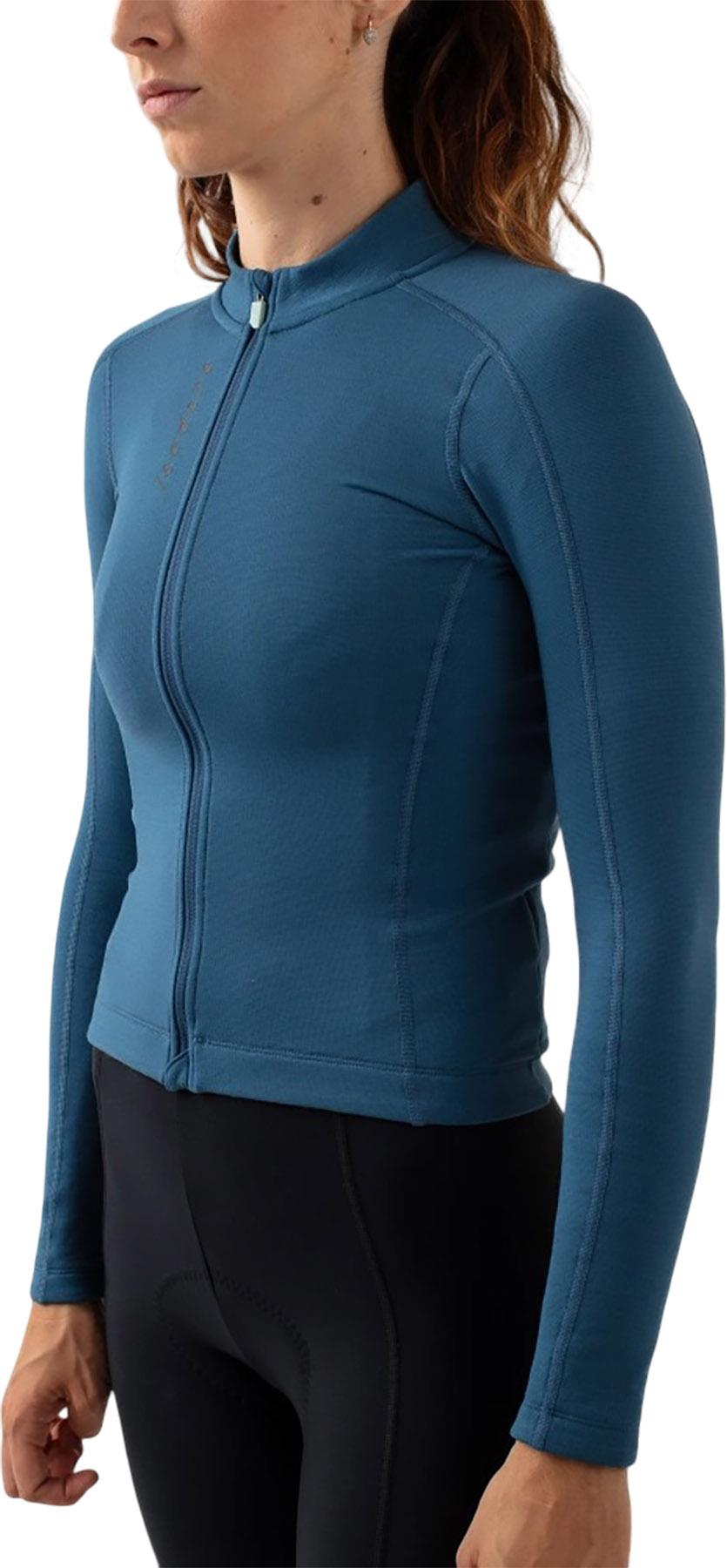 Product gallery image number 4 for product Signature Merino Tech Long Sleeve Cycling Jersey - Women's