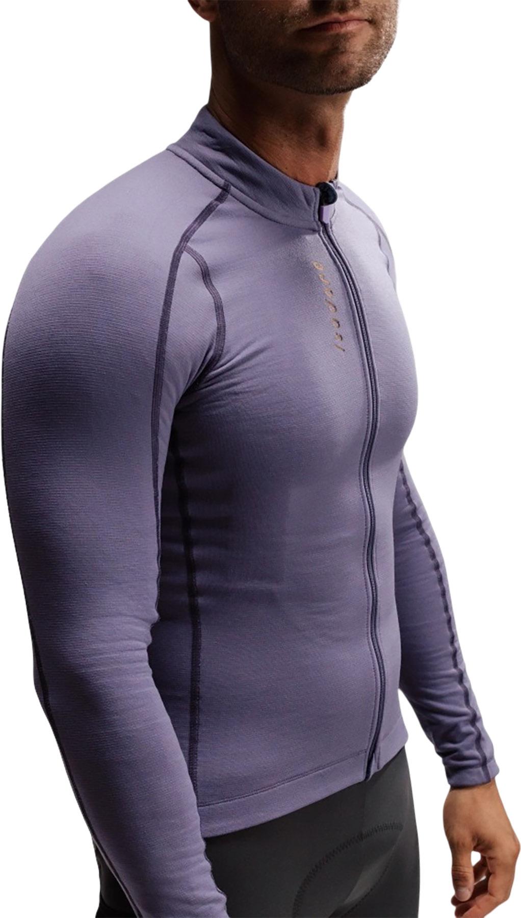 Product gallery image number 2 for product Signature Merino Tech Long Sleeve Cycling Jersey - Men's