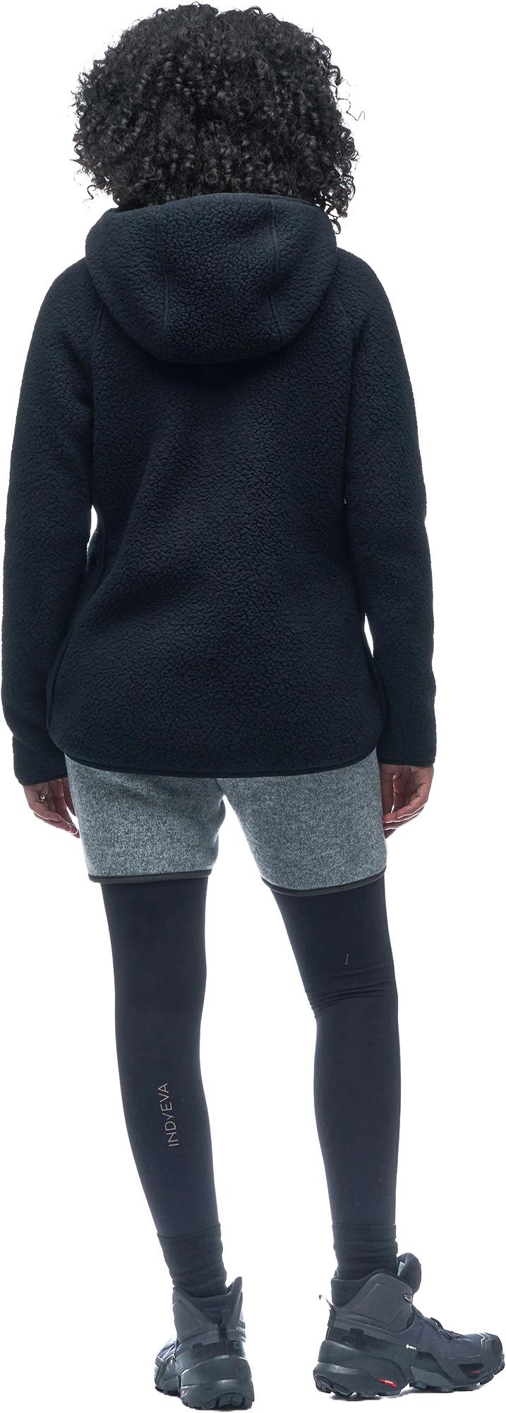 Product gallery image number 2 for product Pecora Button-Down Collar Sherpa Hoodie - Women's