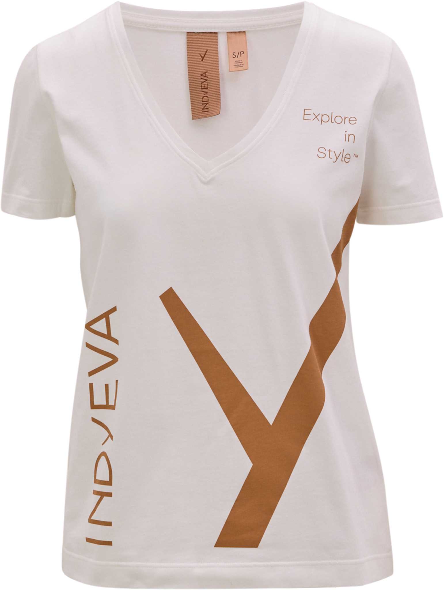 Image de produit pour T-shirt à col en V Basico - Femme