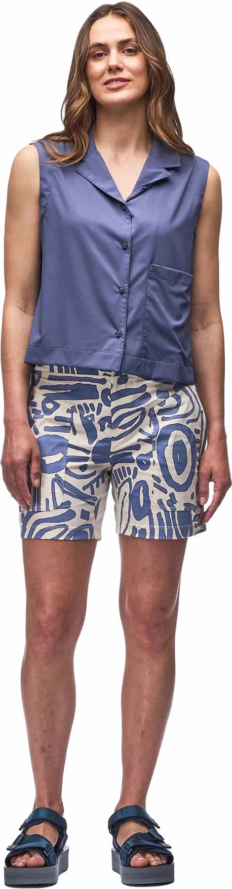 Summer Blue Cyclone Print