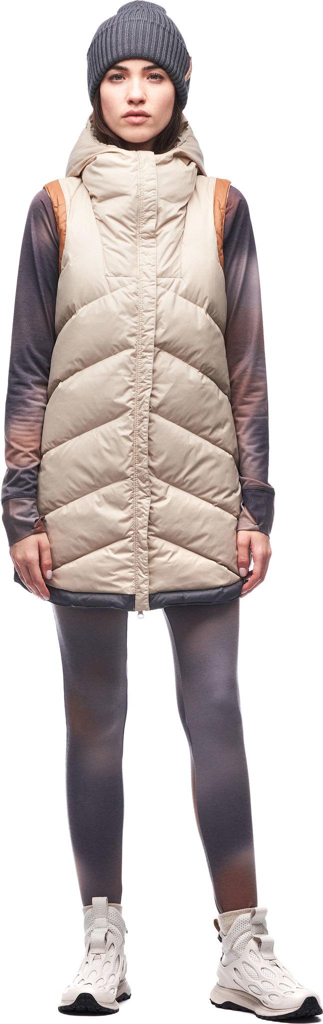 Product gallery image number 4 for product Selimut Full Zip Reversible Down Tunic Vest - Women's