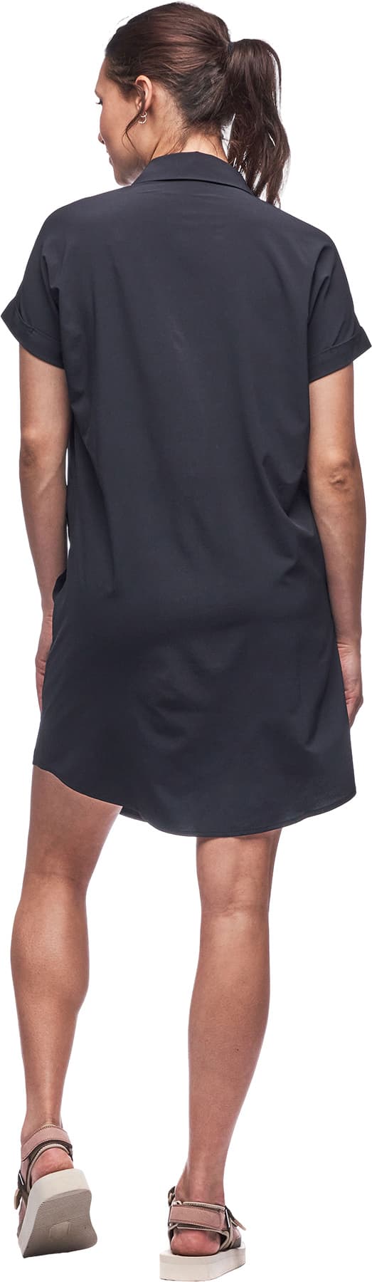 Product gallery image number 3 for product Frivol Knee Length Short Sleeve Shirt Dress - Women's