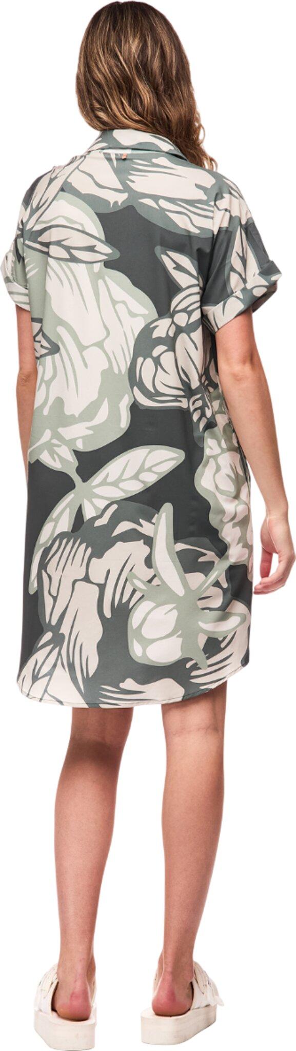 Product gallery image number 2 for product Robe chemise à manches courtes longueur genou Frivol - Femme