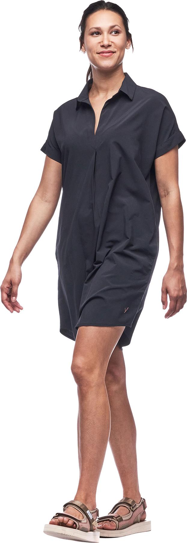 Product gallery image number 2 for product Frivol Knee Length Short Sleeve Shirt Dress - Women's