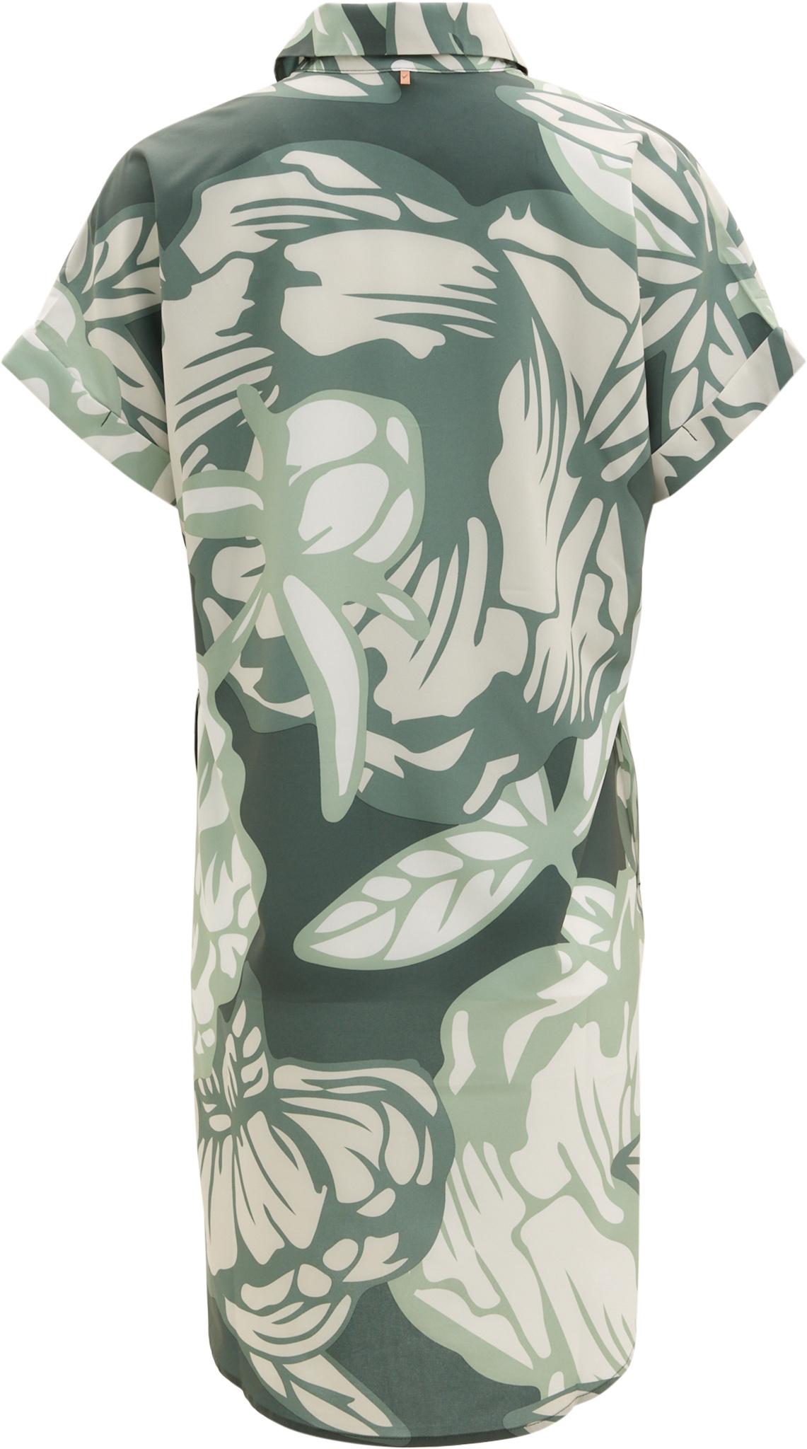 Product gallery image number 4 for product Robe chemise à manches courtes longueur genou Frivol - Femme