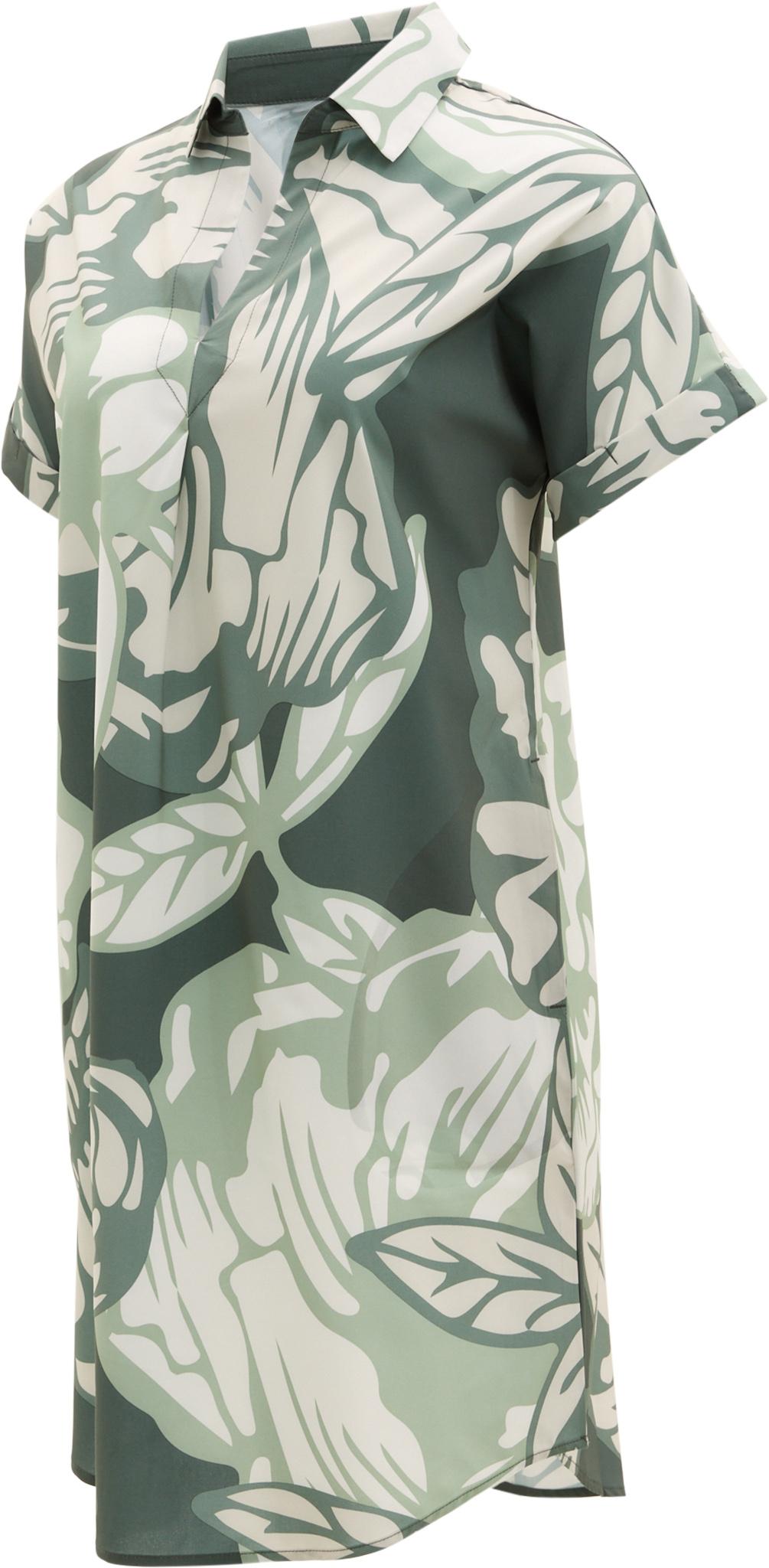 Product gallery image number 5 for product Robe chemise à manches courtes longueur genou Frivol - Femme