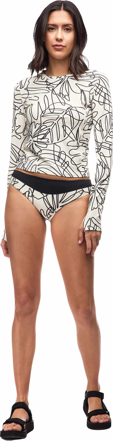 Hematite Botanical Line Print