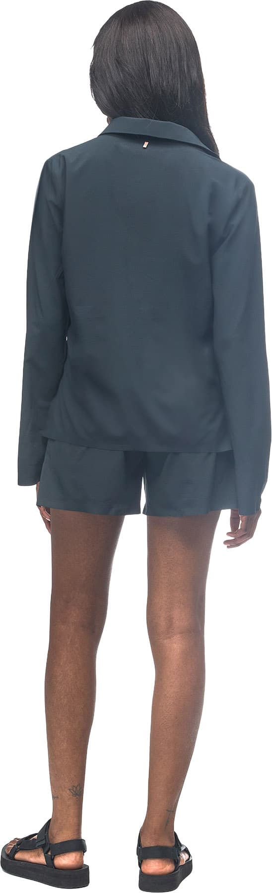 Product gallery image number 2 for product Chemisier à manches longues Frivola - Femme