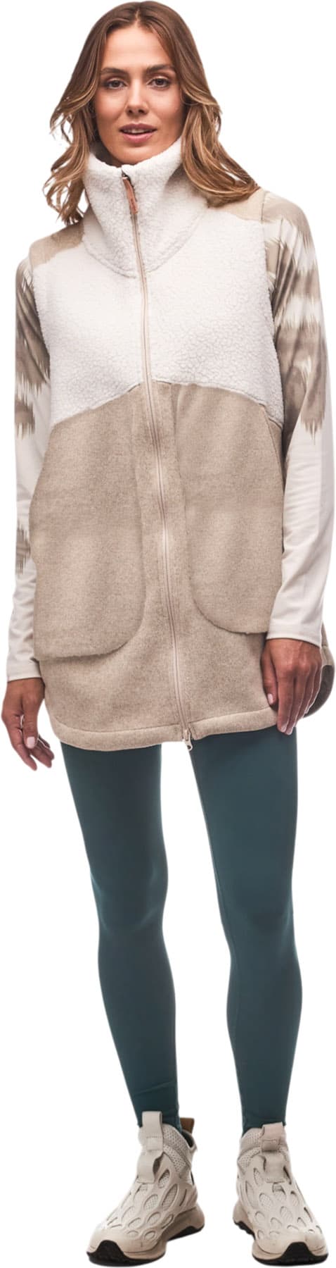Product image for Skael Full Zip Fleece Tunic Vest - Women's