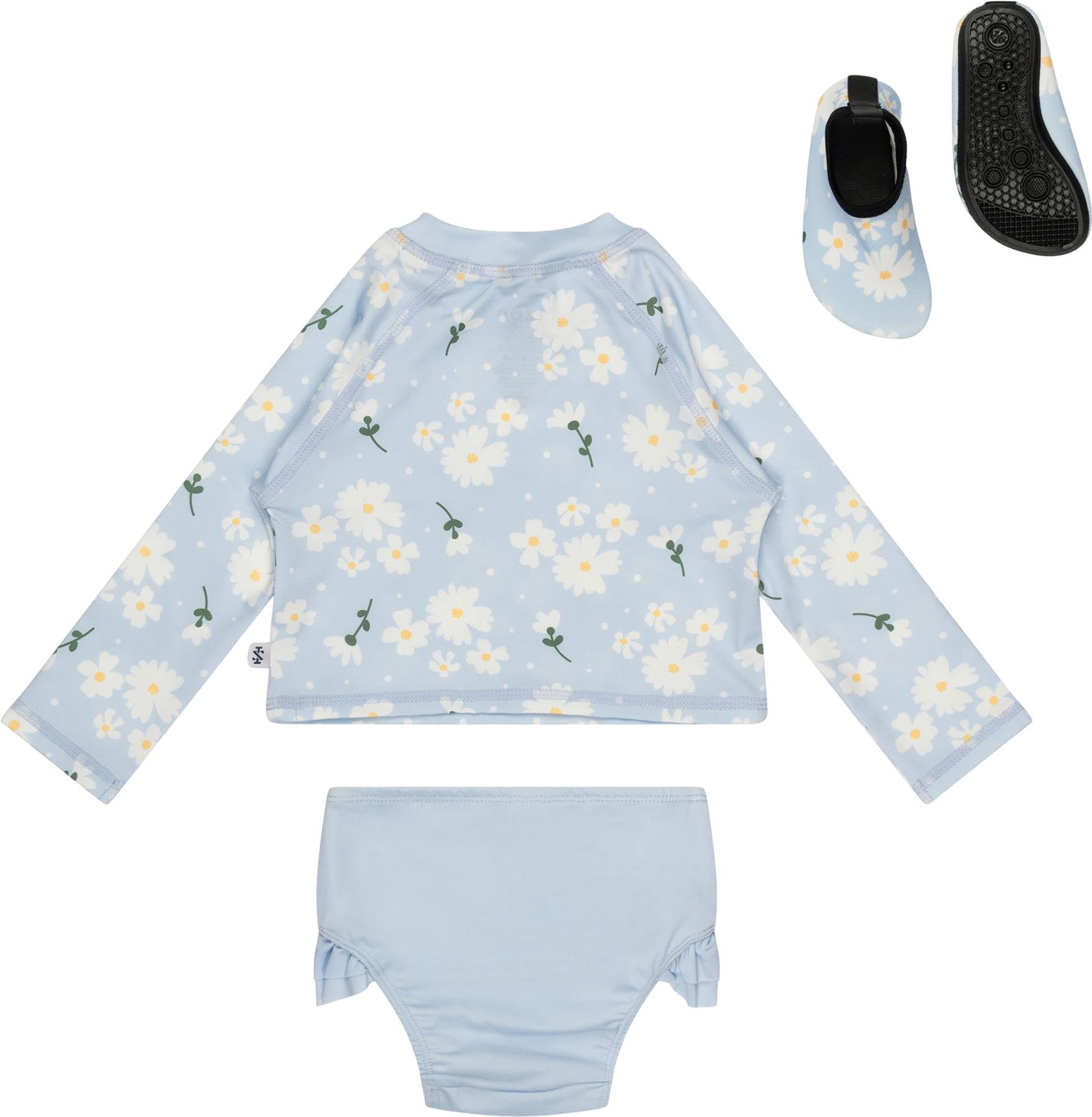 Numéro de l'image de la galerie de produits 2 pour le produit Ensemble maillot de surf 3 pièces à imprimé agrumes - Bébé fille