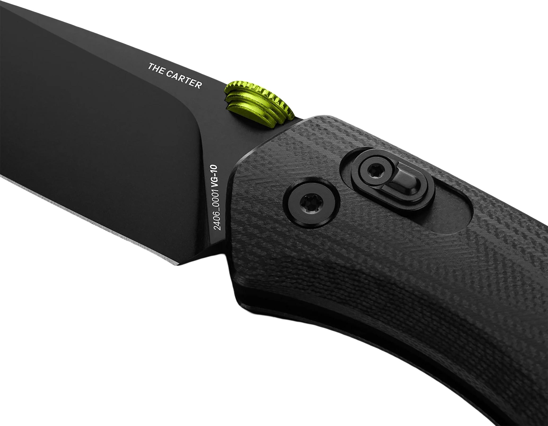 Product gallery image number 6 for product The Carter Knife G10 Black