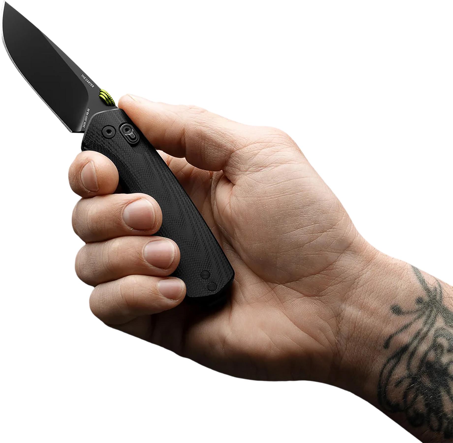 Product gallery image number 3 for product The Carter Knife G10 Black