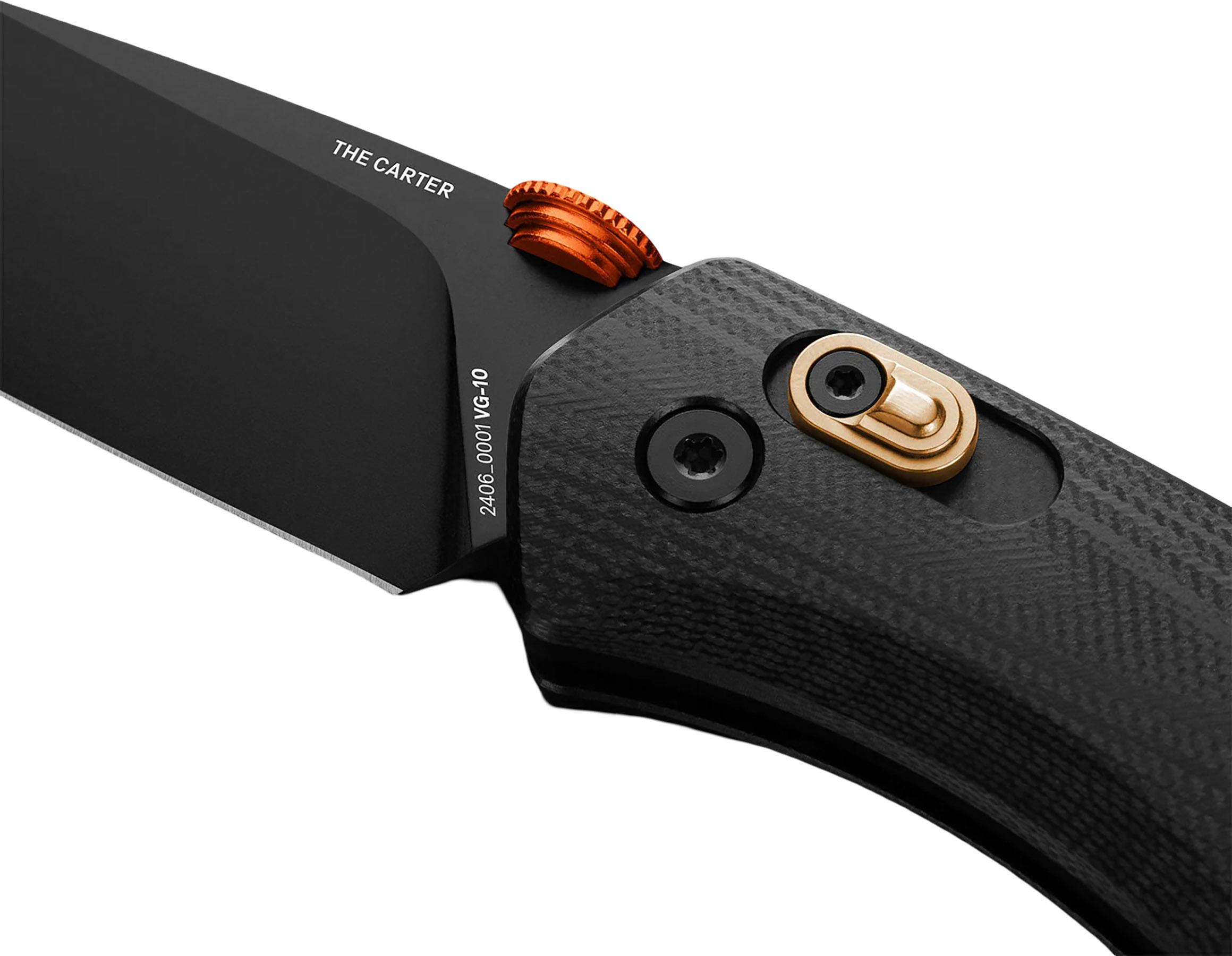 Product gallery image number 4 for product The Carter Stainless and Micarta Blade Knife