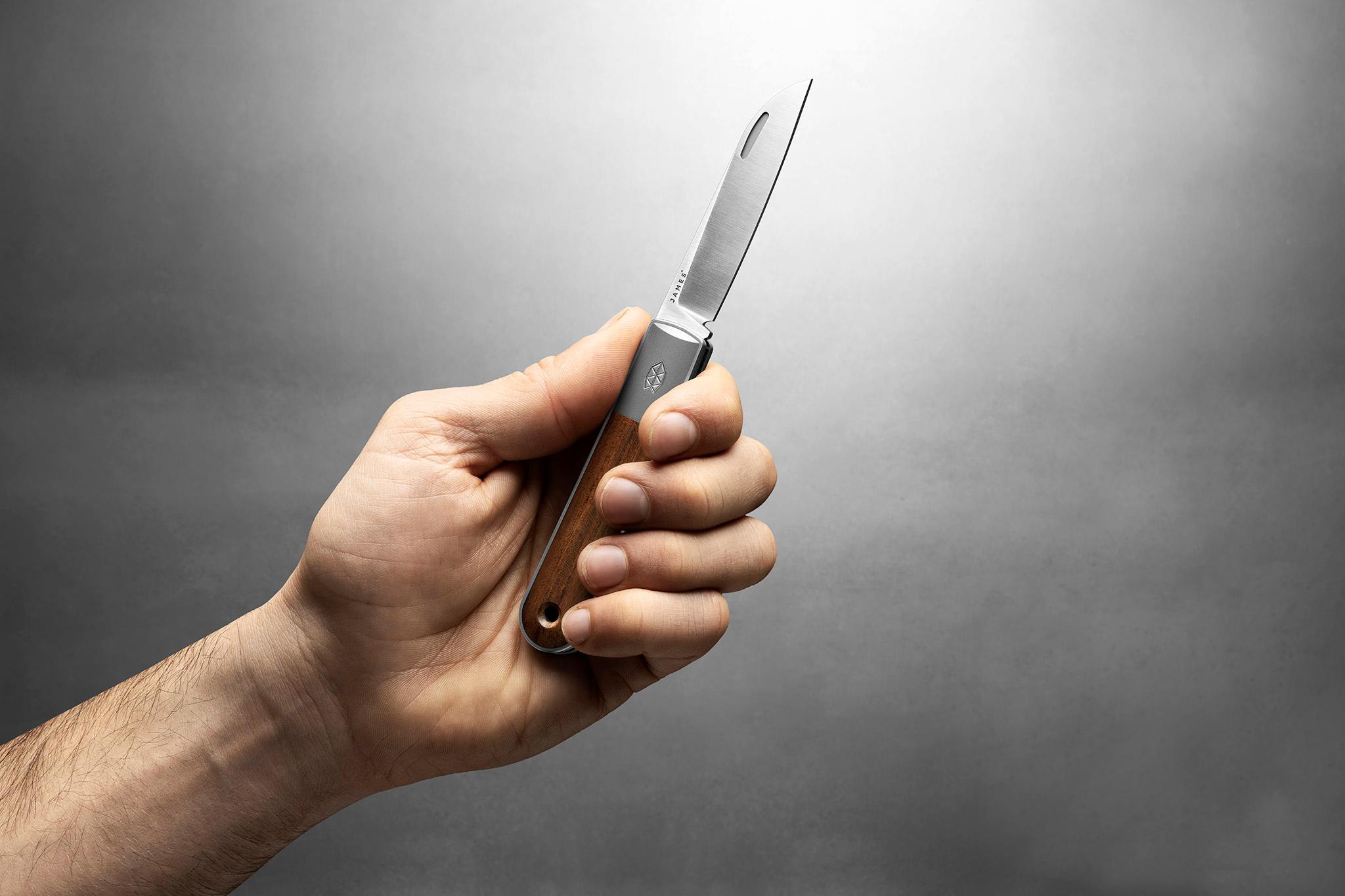 Product gallery image number 2 for product The Wayland Stainless Blade Pocket Knife