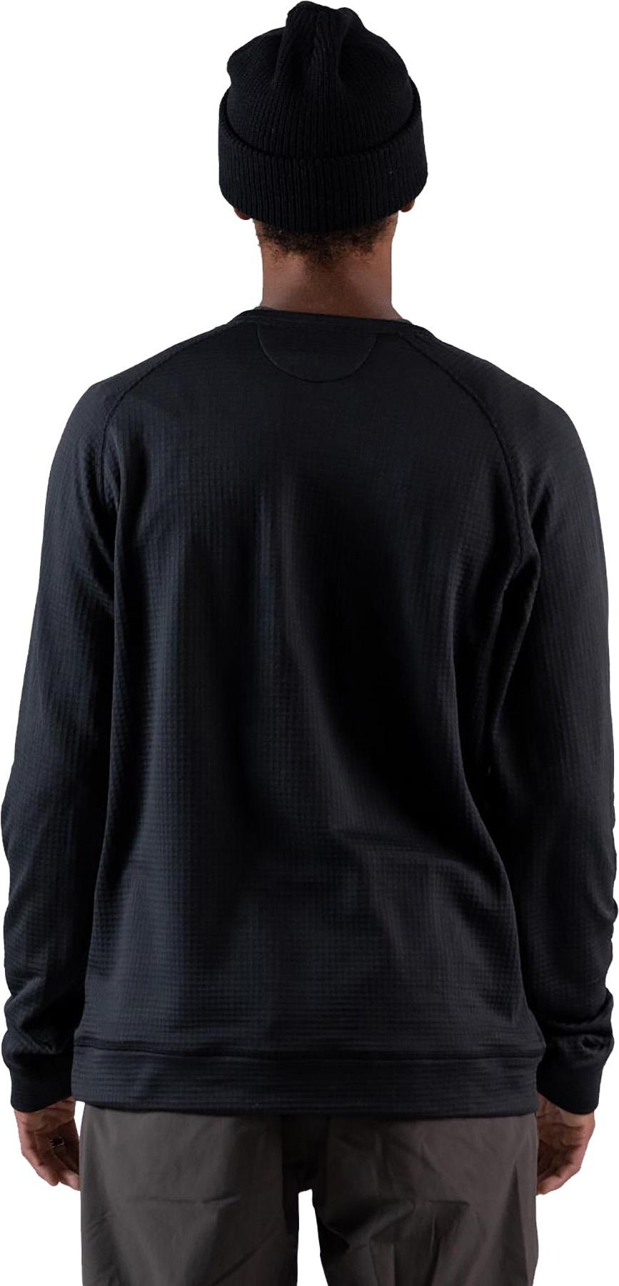 Numéro de l'image de la galerie de produits 5 pour le produit Chandail à col rond en molleton recyclé à grille Flagship - Homme