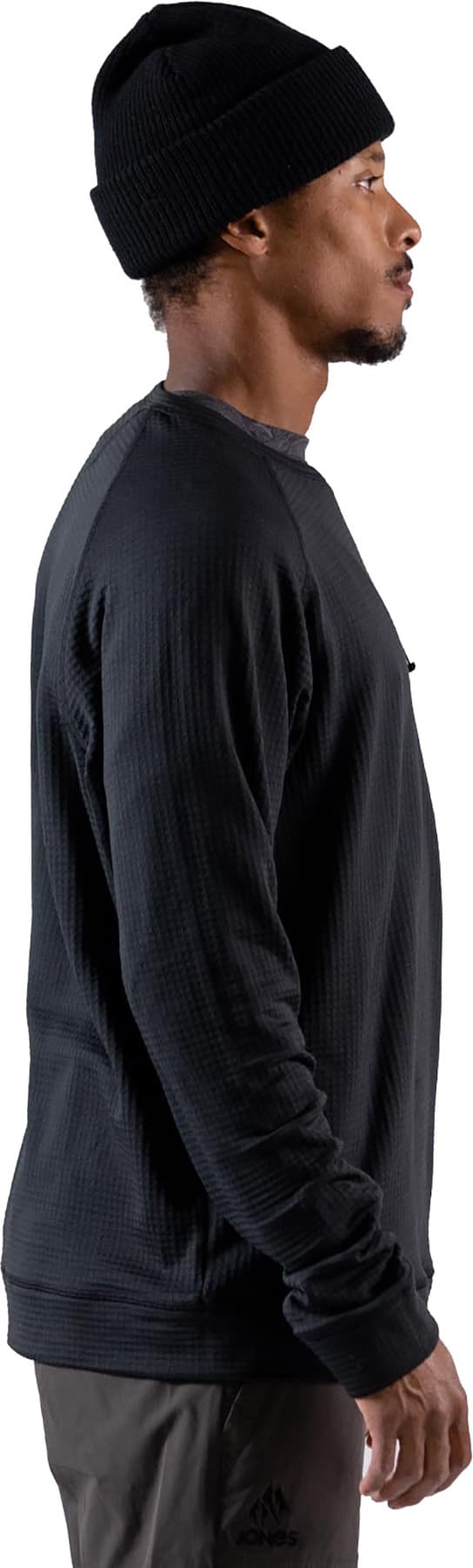 Numéro de l'image de la galerie de produits 3 pour le produit Chandail à col rond en molleton recyclé à grille Flagship - Homme