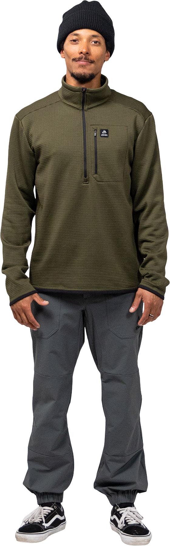 Product gallery image number 3 for product Flagship Recycled Grid Fleece Crew - Men's