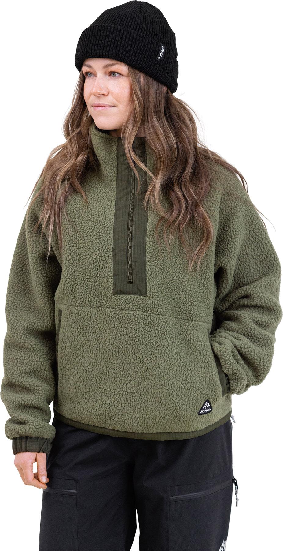 Product gallery image number 4 for product Campfire Recycled Sherpa Fleece Pullover - Women's