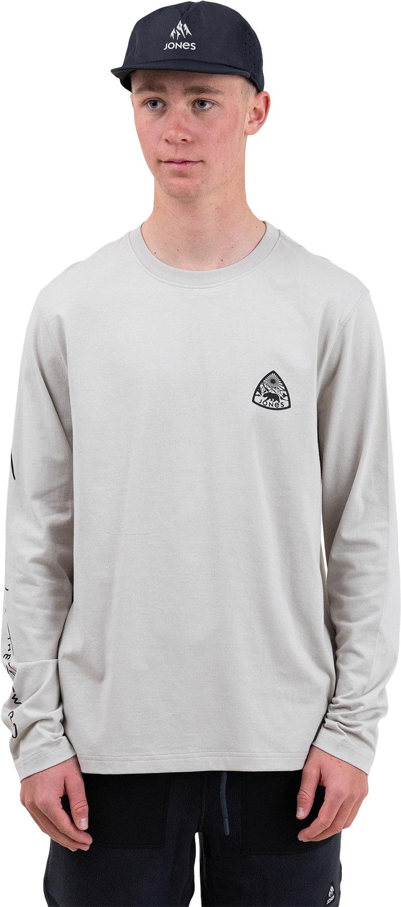 Image de produit pour T-shirt à manches longues en coton biologique graphique - Homme