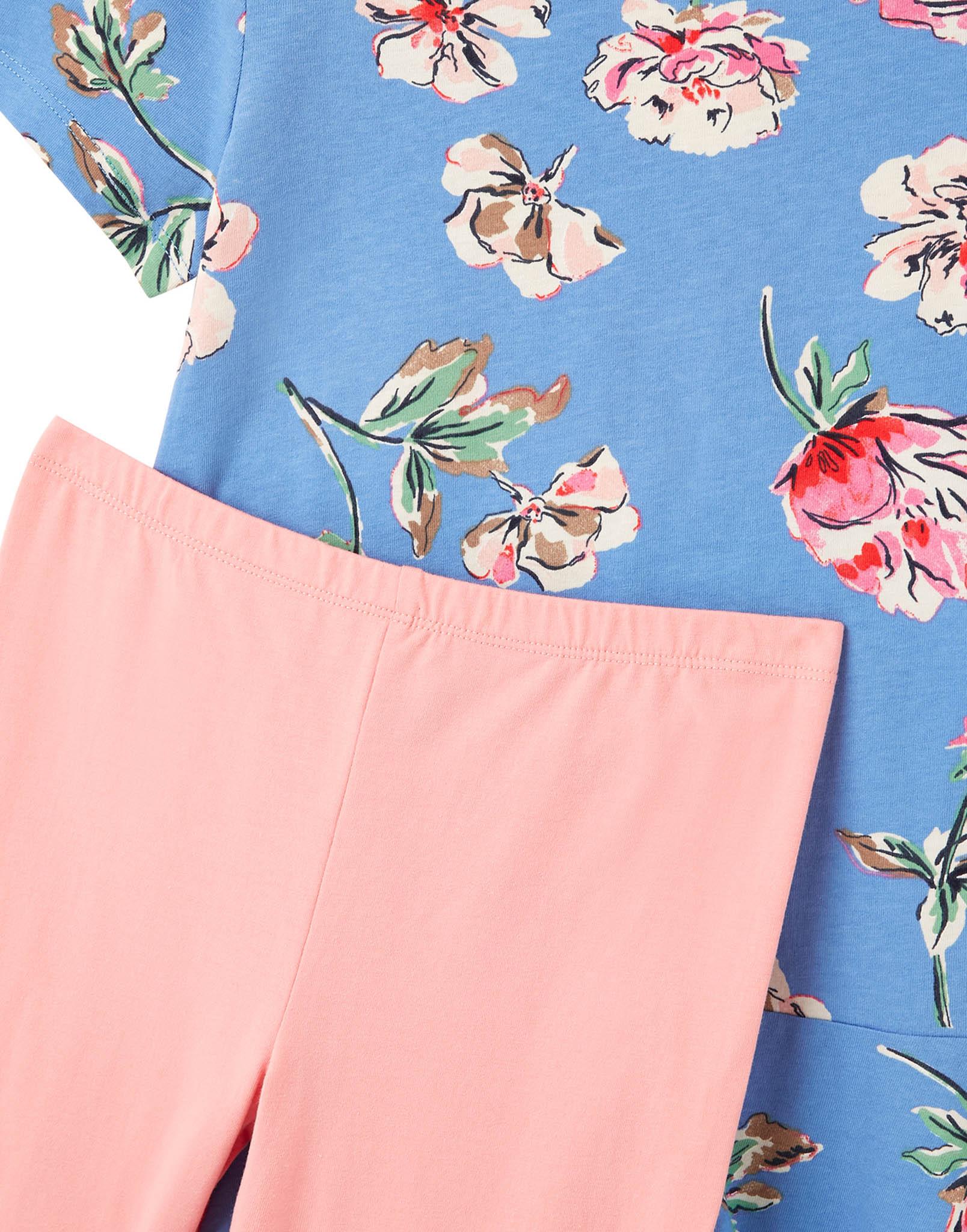 Product gallery image number 2 for product Iona Short Sleeve Dress And Leggings Set - Girls