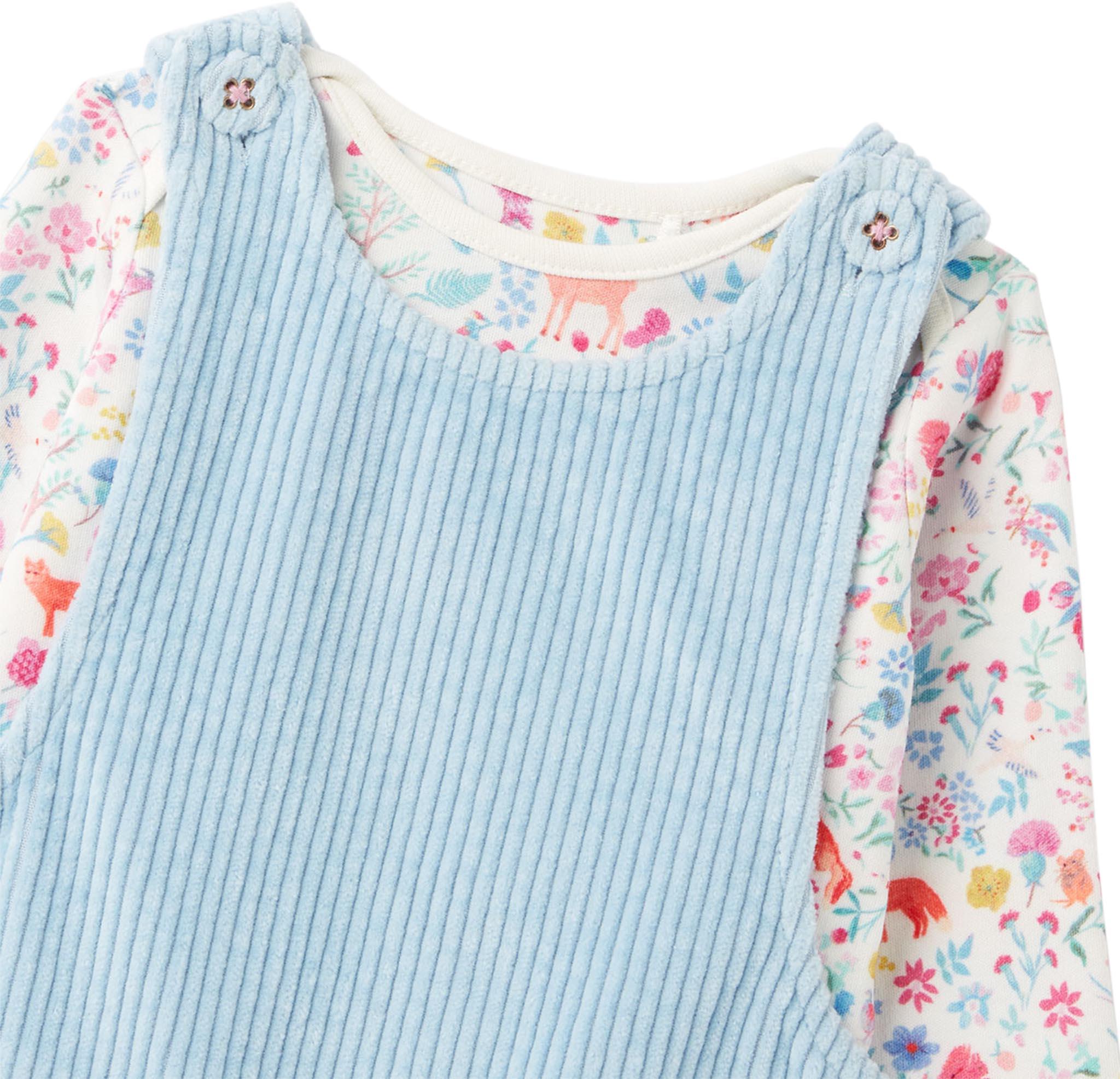 Product gallery image number 2 for product Lindey Cord Dungaree Set - Baby Girl's