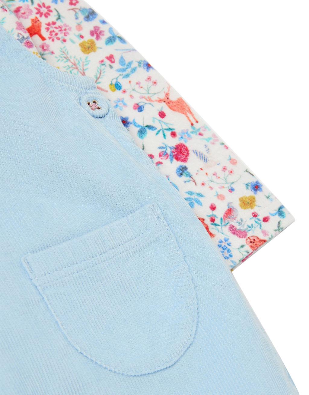 Product gallery image number 6 for product Lindey Cord Dungaree Set - Baby Girl's