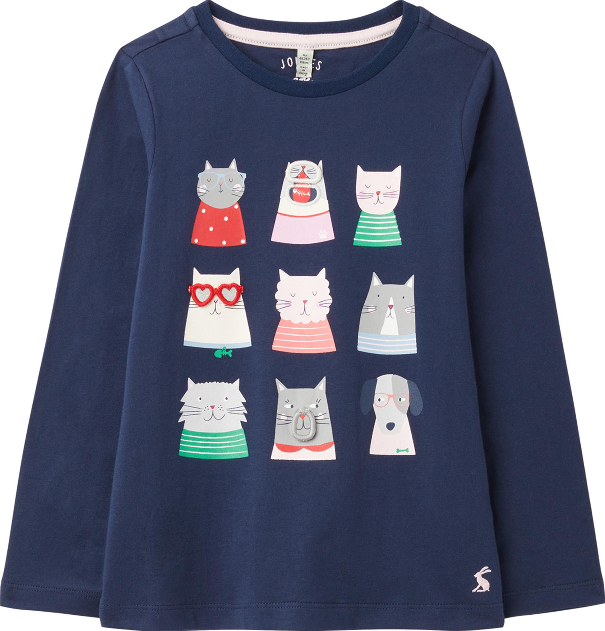 Product gallery image number 1 for product Chomp Long Sleeve Artwork Top - Girl's