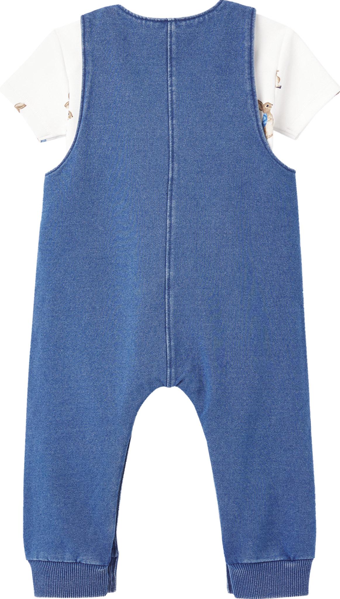 Product gallery image number 2 for product Peter Rabbit Wilbur Organically Grown Cotton Dungarees Set - Baby Boys