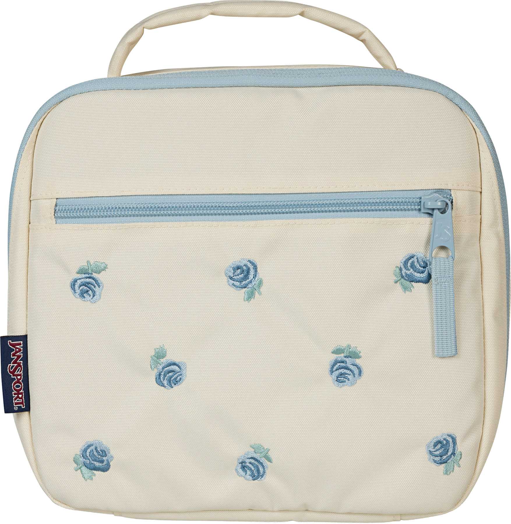 Just A Rose Embroidery Moon Flower - Blue - Green