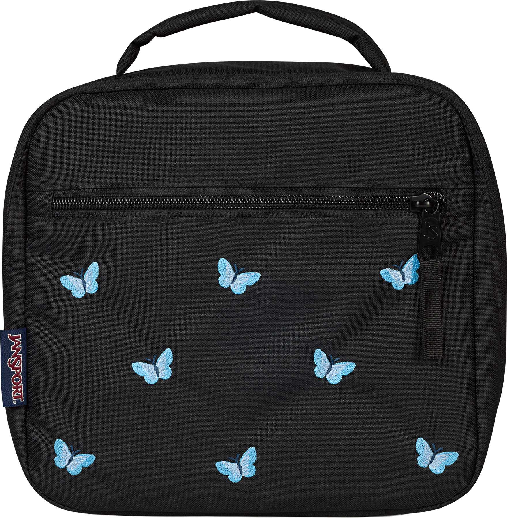Tiny Butterflies Black - Medium Blue - Light Blue