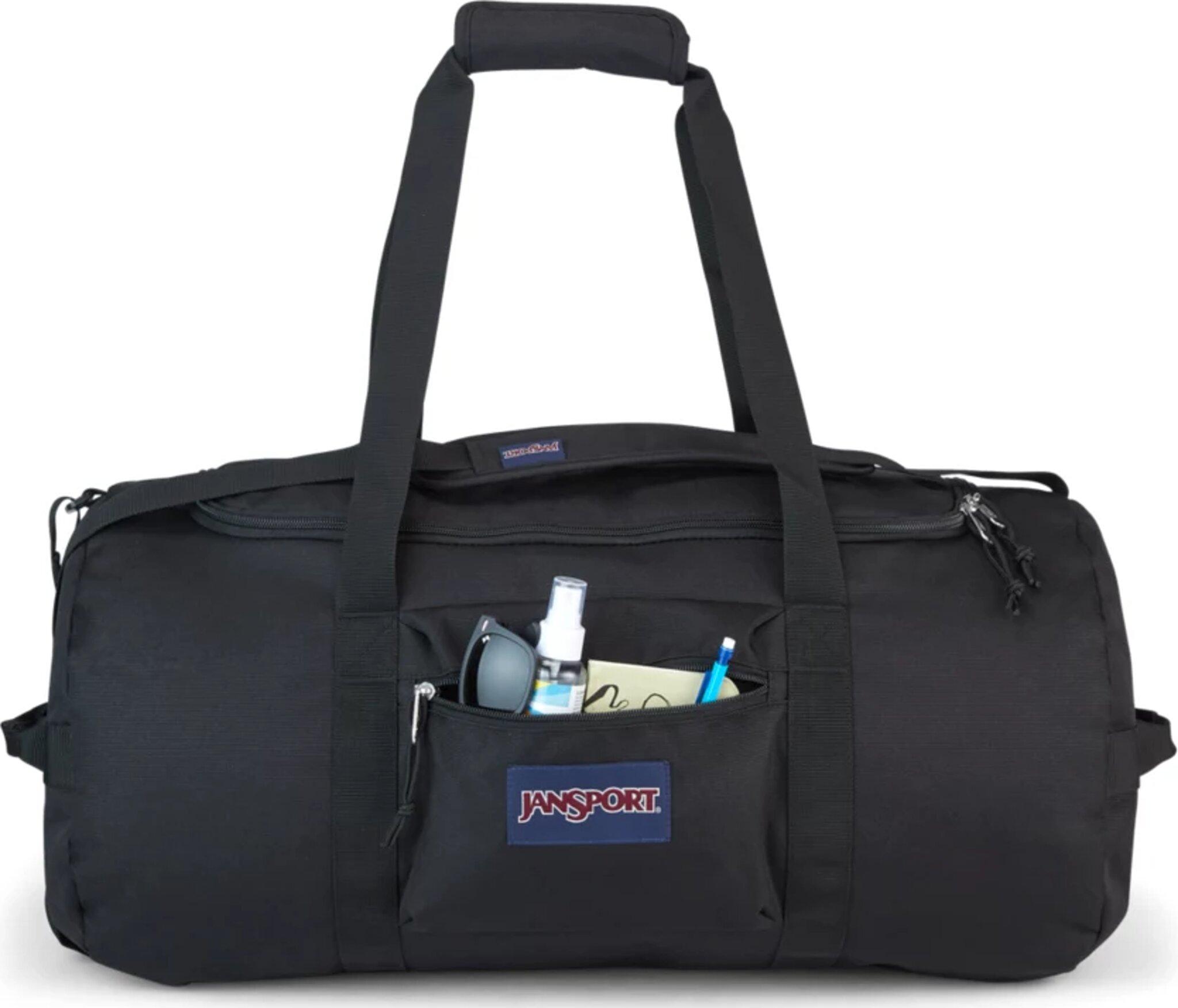 jansport superbreak away duffel bag - Recycled Polyester Travel or Gym Bag, Durable Weekender with Front Utility Pocket & Side Grab Handles, 40L, Oyster Mushroom Wipe down the inside and outside of your bag using mild soap JanSport SuperBreak Away Duffel 60L