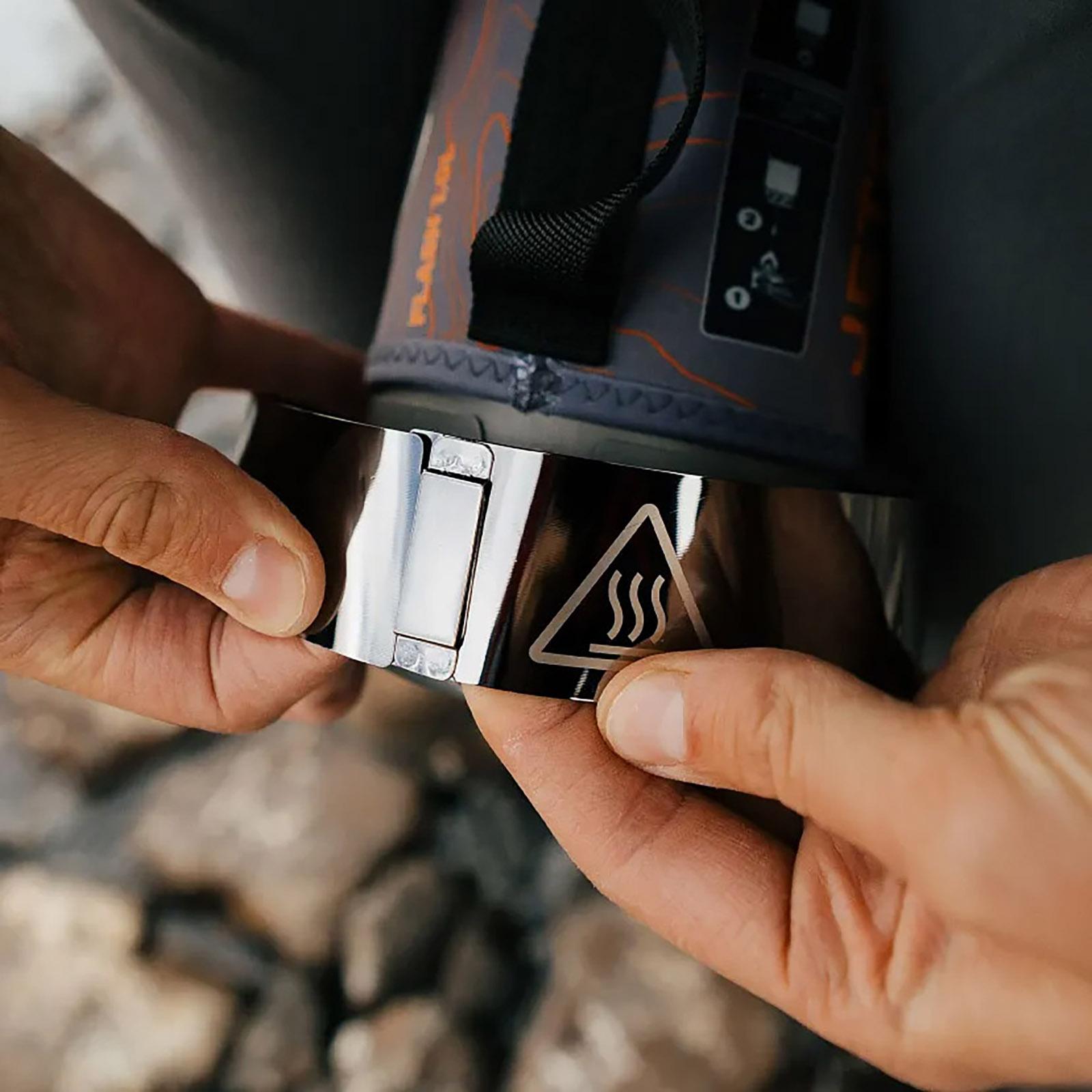 Product gallery image number 2 for product Accessoire pare‑vent pour réchaud de camping