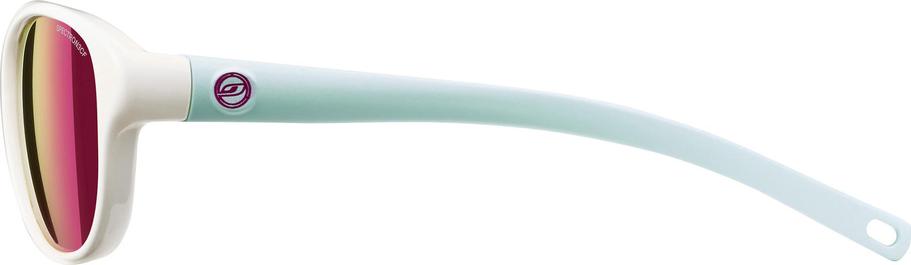 Product gallery image number 3 for product Romy Sunglasses - Shiny White-Mat Pastel Blue - Spectron 3CF Brown Lens