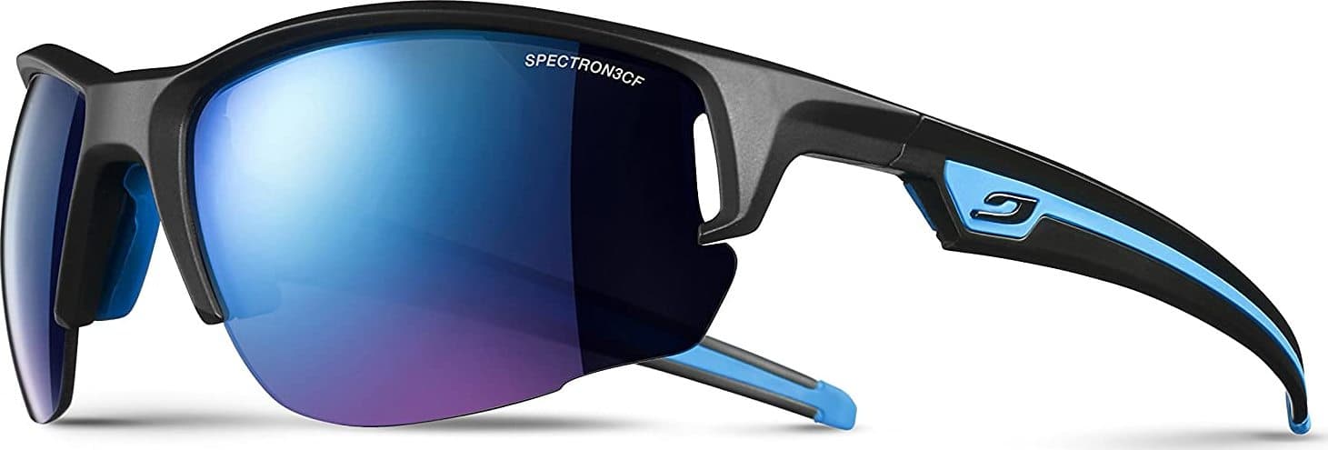 Product gallery image number 1 for product Venturi Sunglasses - Mat Black - Cyan Blue - Spectron 3 Blue Flash Lens