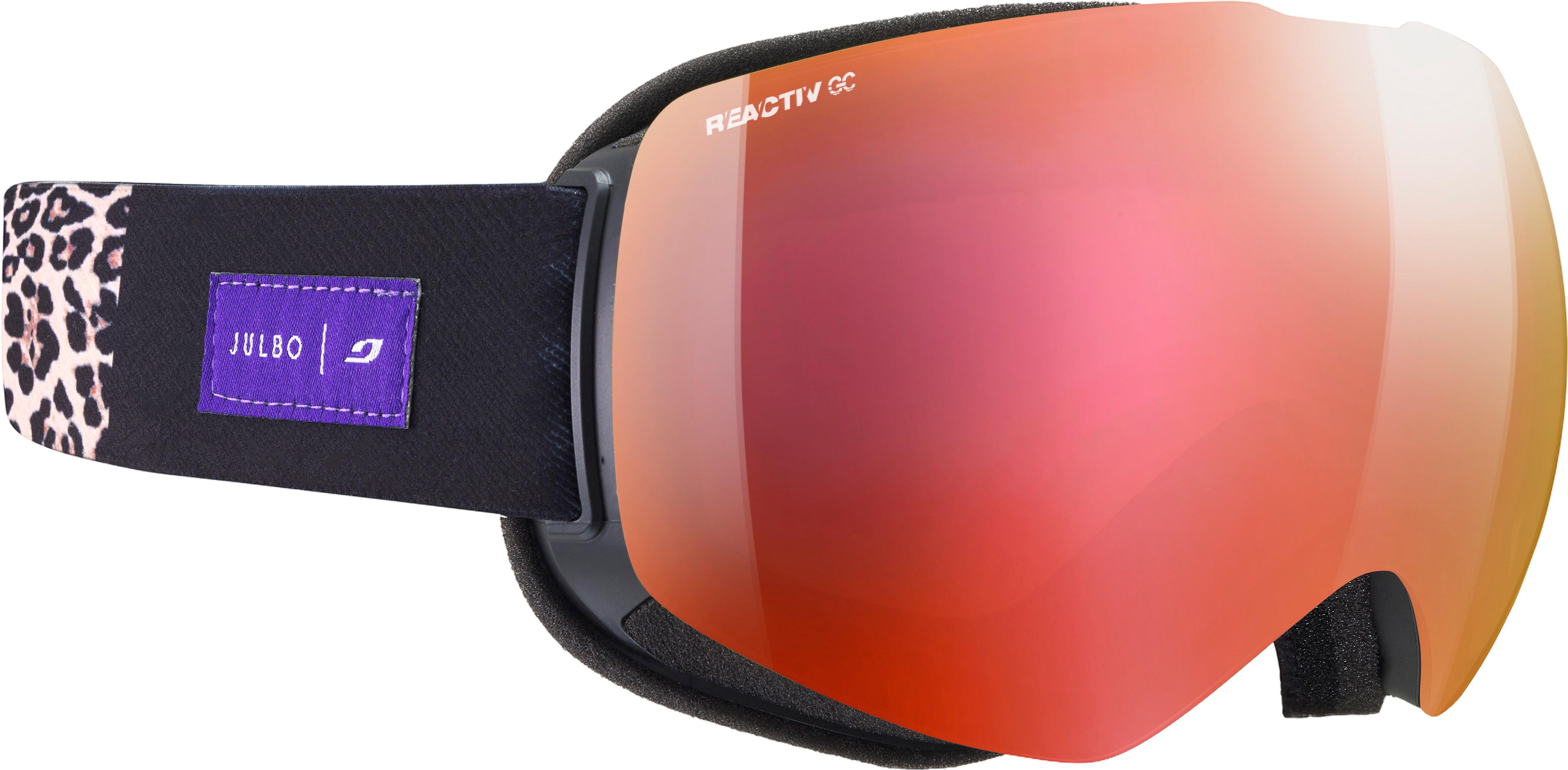 Product gallery image number 1 for product Shadow Ski Goggles - Leopard Print - Photochromic Pink Lens