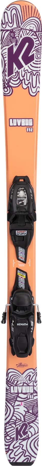Product gallery image number 1 for product Luv Bug Skis with FDT 4.5 Bindings - Kids