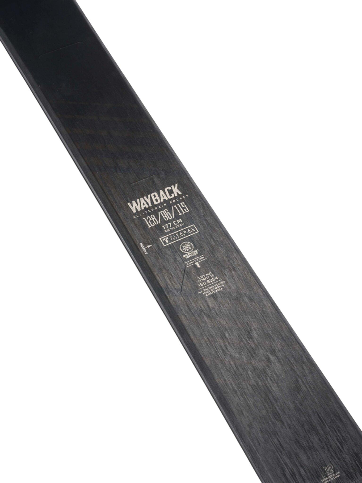 Numéro de l'image de la galerie de produits 2 pour le produit Skis Wayback 96 - Homme