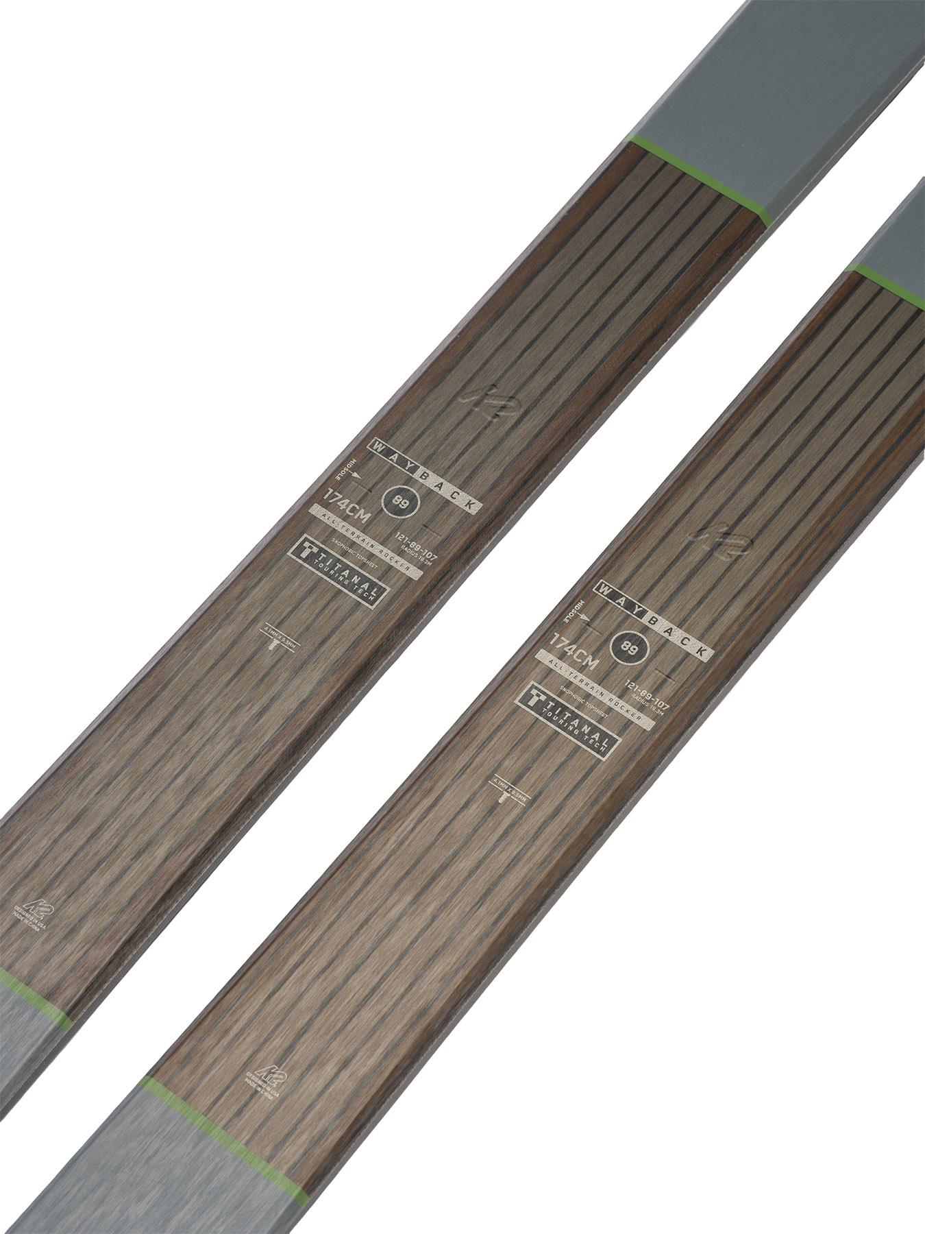 Product gallery image number 4 for product Wayback 89 Skis - Men's