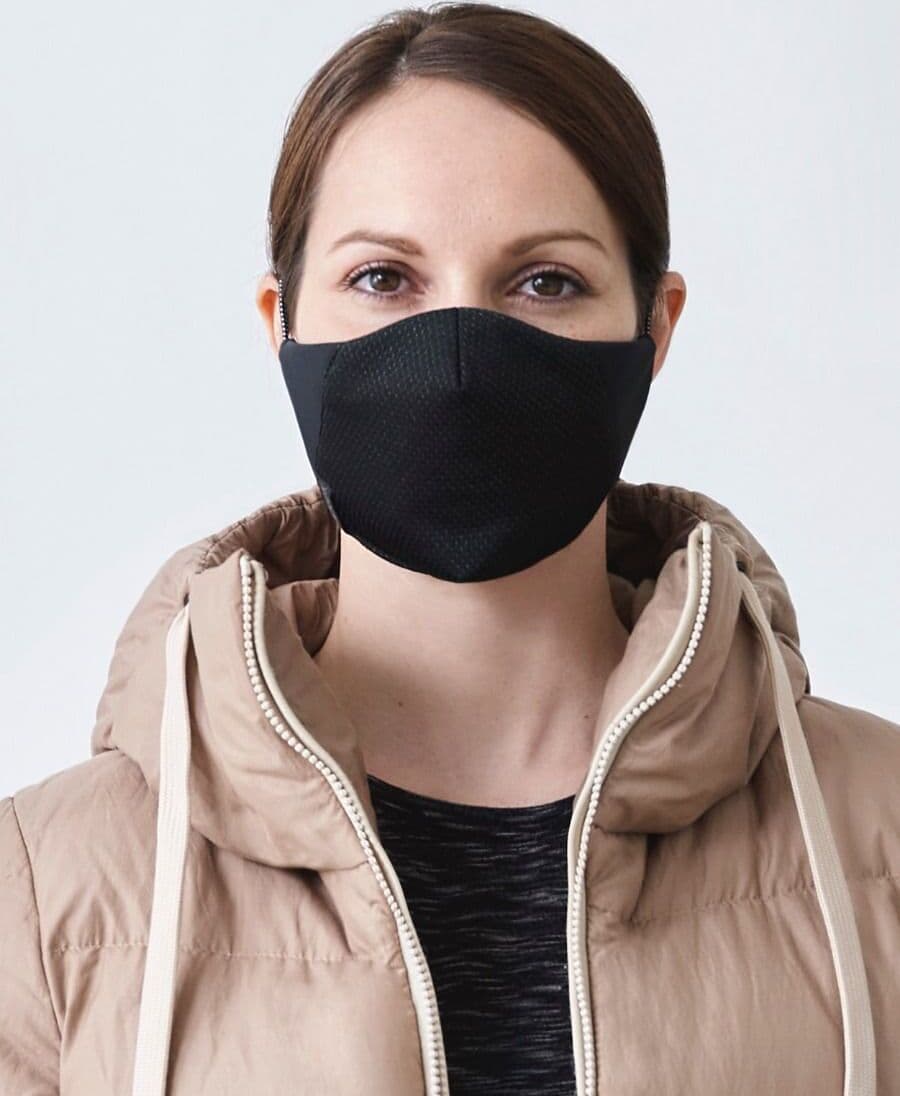 Product gallery image number 3 for product Silver Thread Face Mask - Unisex