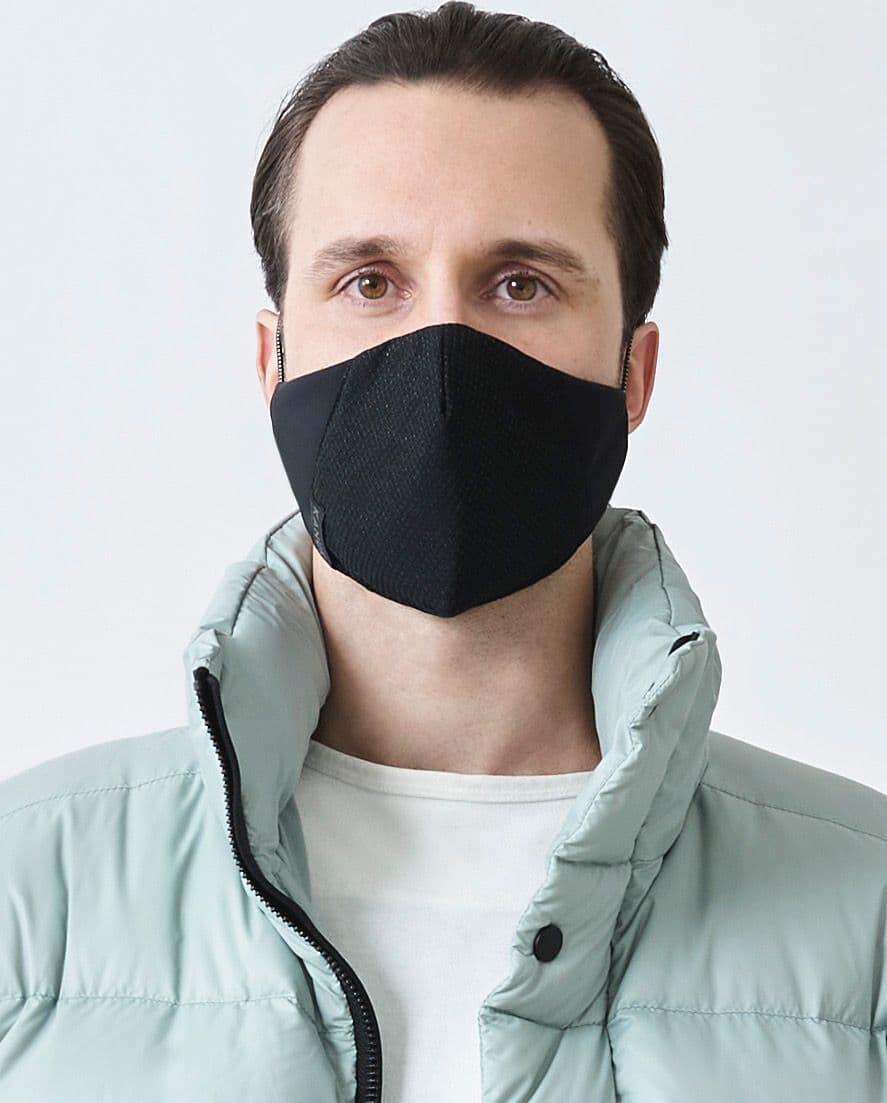 Product gallery image number 2 for product Silver Thread Face Mask - Unisex