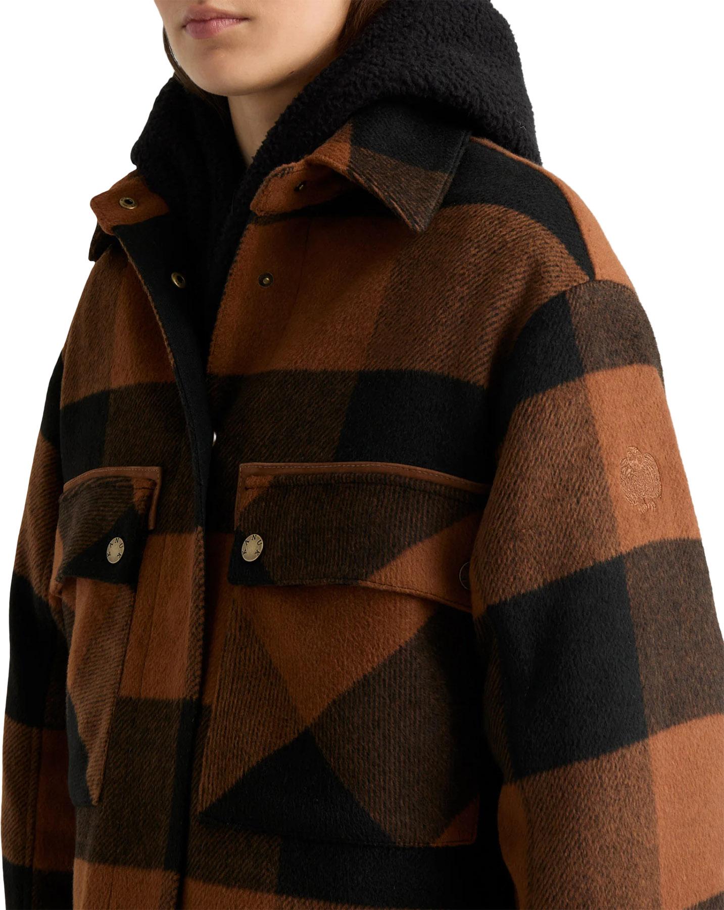 Product gallery image number 3 for product Matane Buffalo Plaid Shacket - Women's