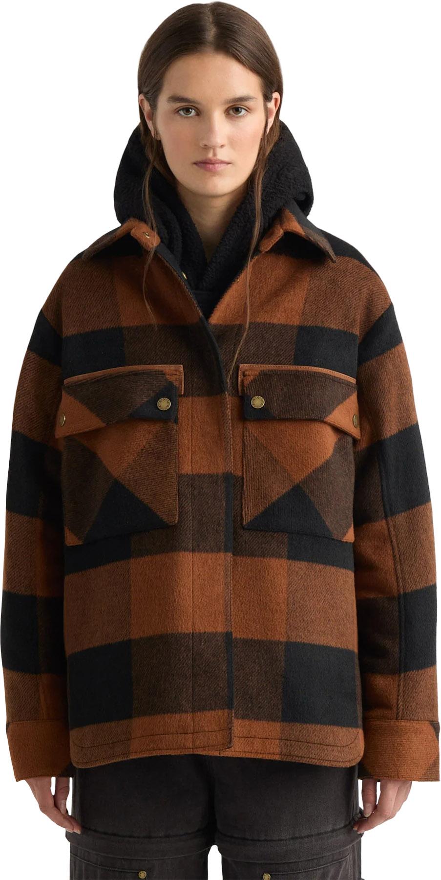 Product gallery image number 4 for product Matane Buffalo Plaid Shacket - Women's