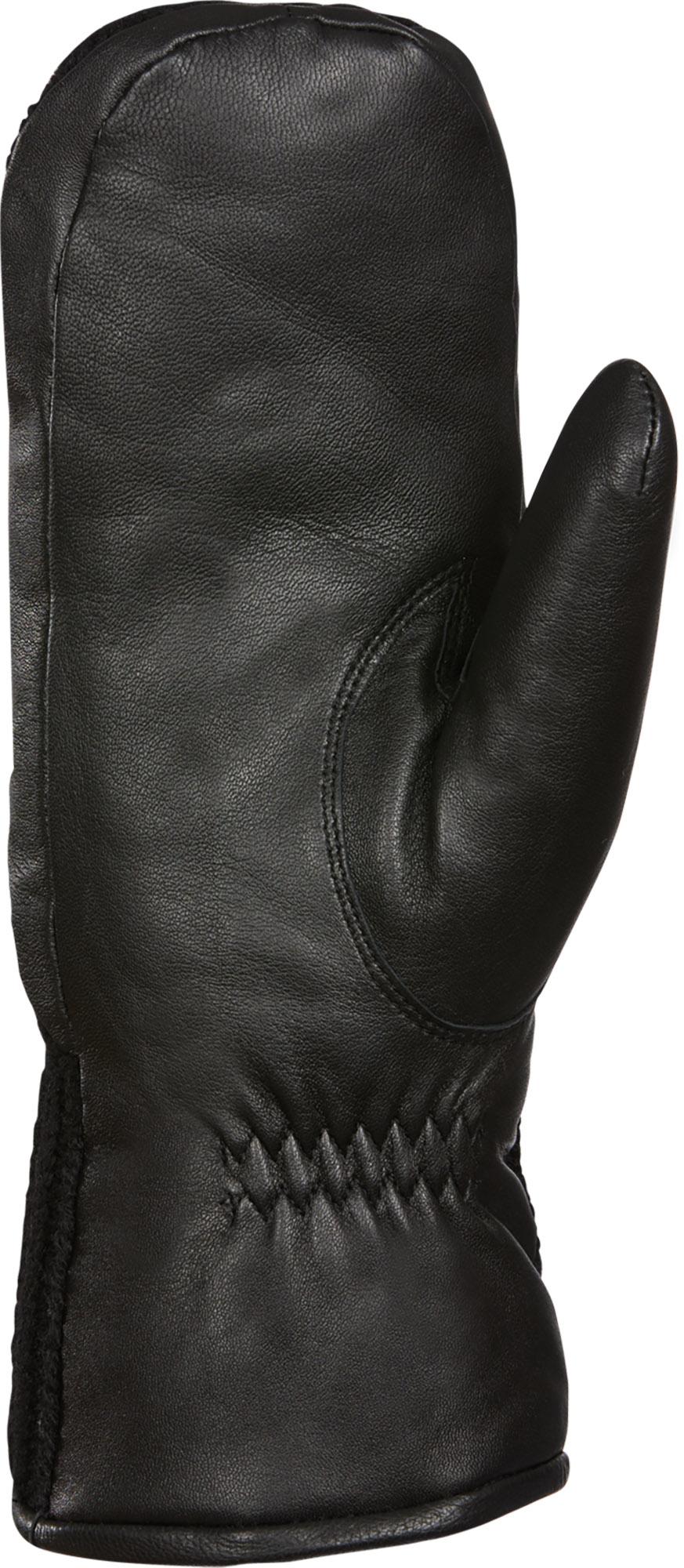 Product gallery image number 2 for product Ariana Leather and Knit Mittens - Women's
