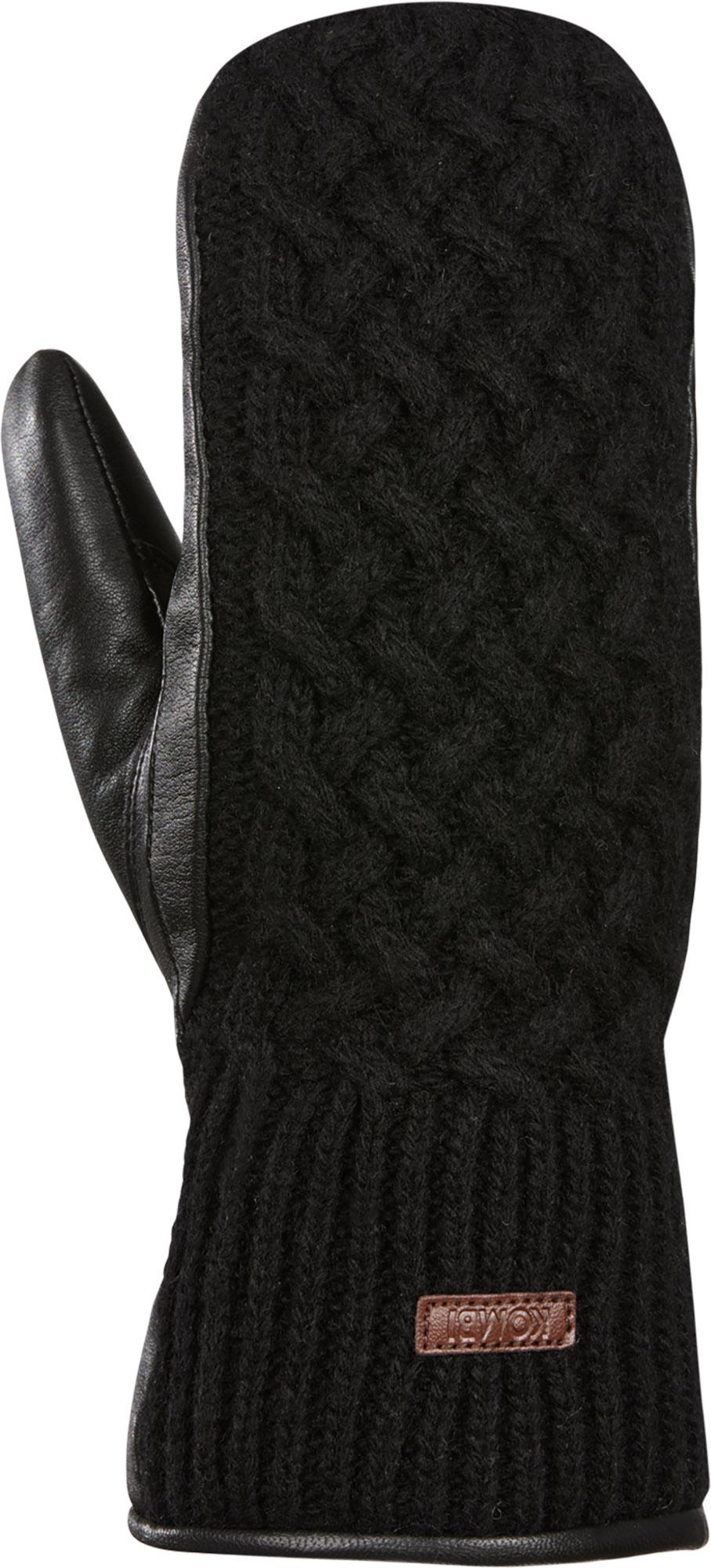 Product image for Ariana Leather and Knit Mittens - Women's