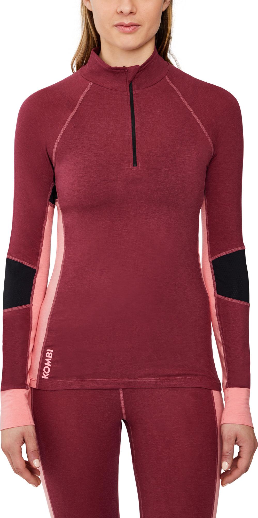 Product gallery image number 1 for product MerinoMix Active Zip Top Base Layer - Women's