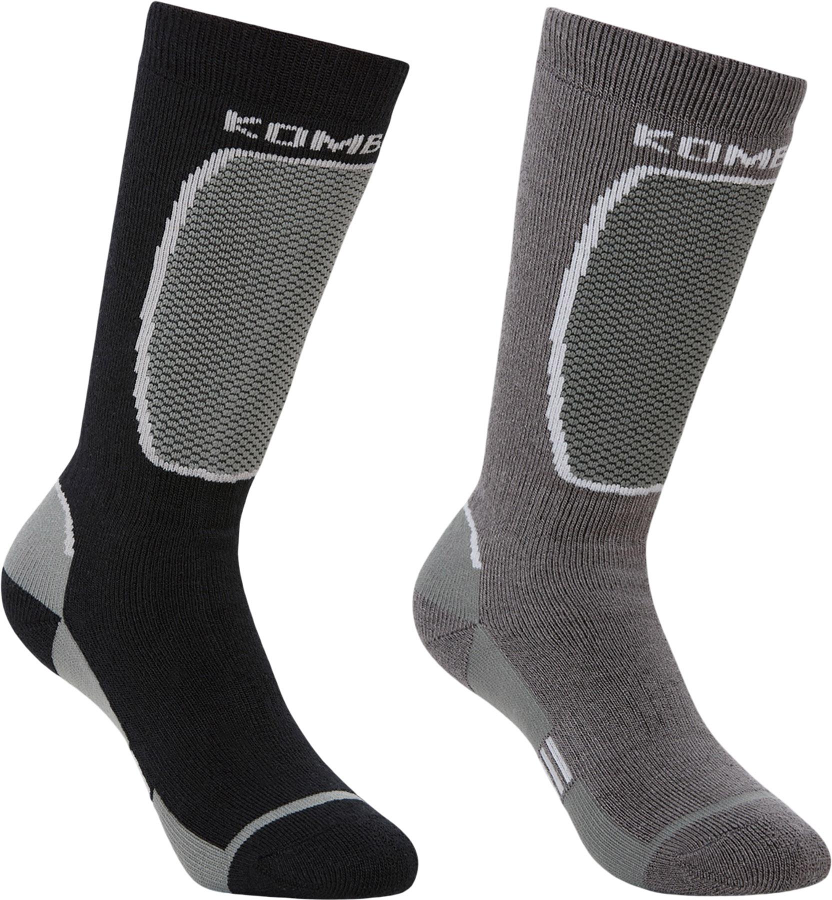 Image de produit pour Chaussettes de ski mi-épaisses en paquet de deux The Brave - Jeune