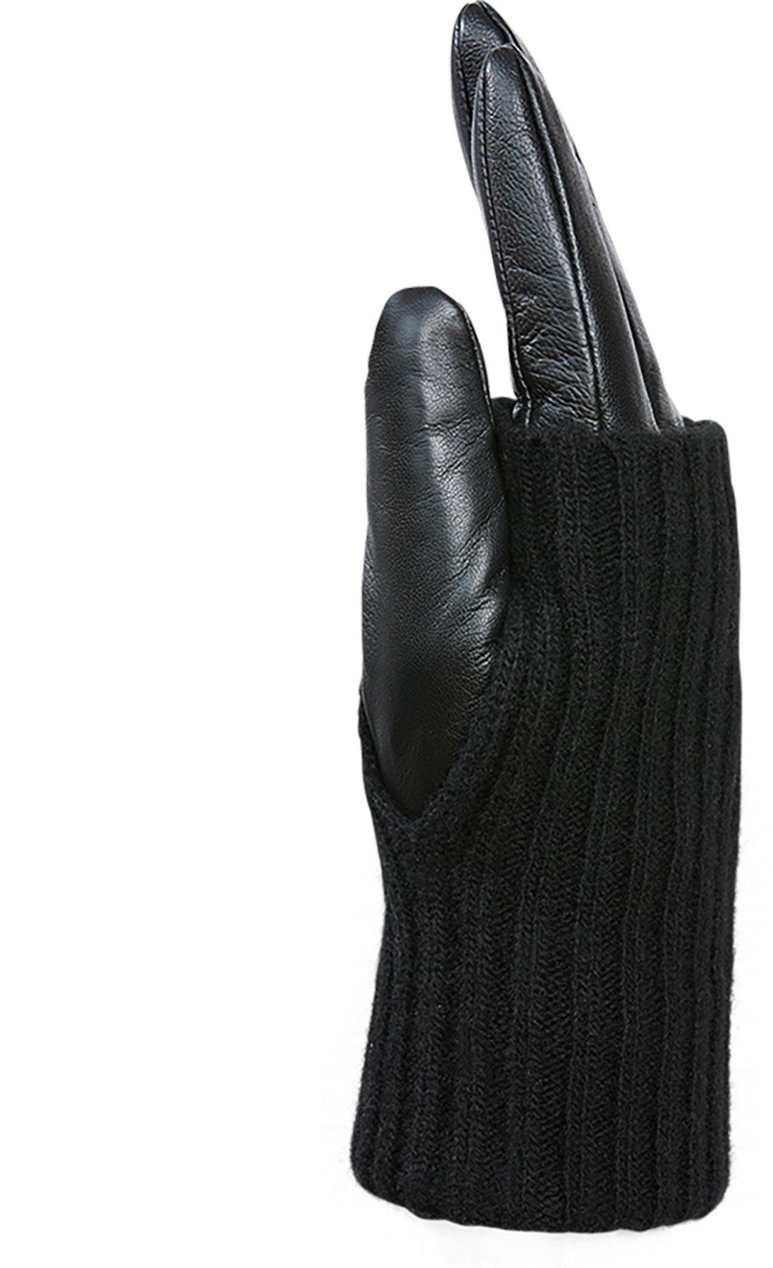 Product gallery image number 4 for product Shera Leather and Knit Gloves - Women's